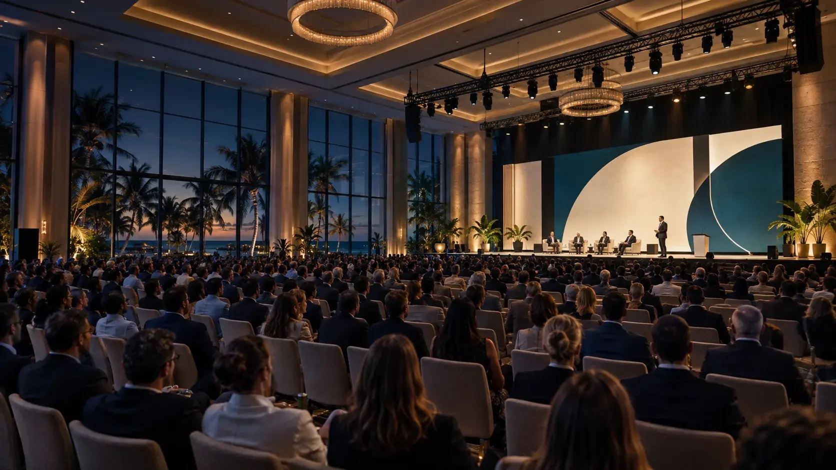 Corporate event concept