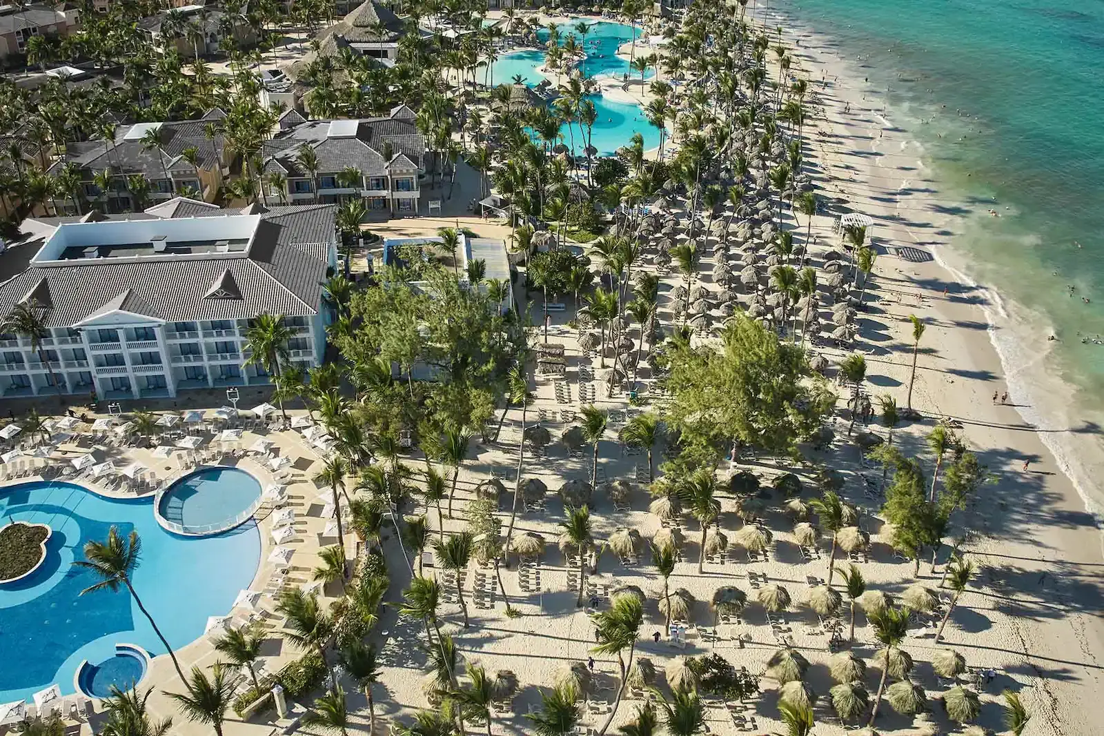 Vista frente al mar de Bahia Principe Esmeralda en Punta Cana para bodas